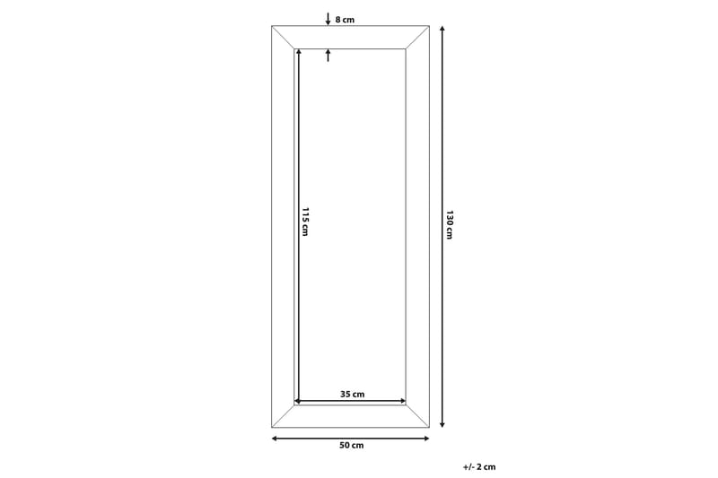Peili Derval 50 cm - Sisustustuotteet - Peili