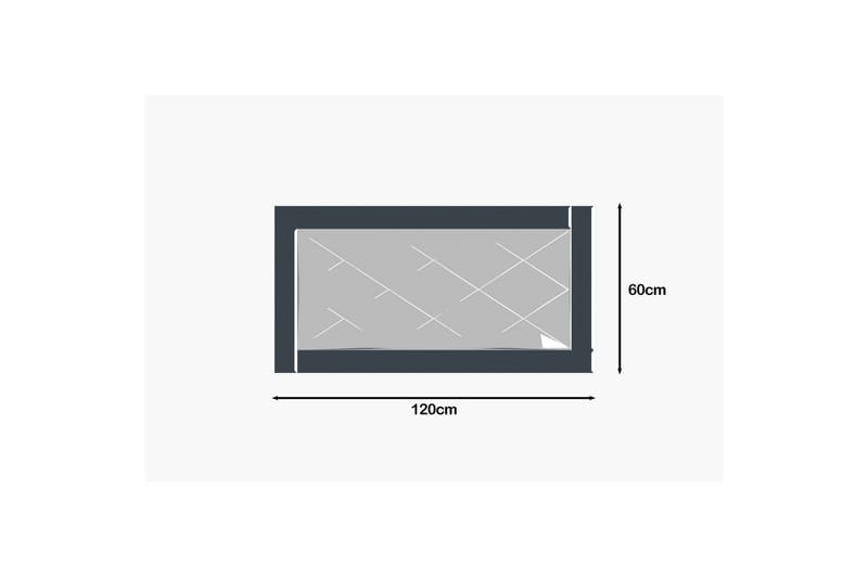 Peili Elorwich Savunharmaa / Valkoinen - Savunharmaa / Valkoinen - Sisustustuotteet - Peili