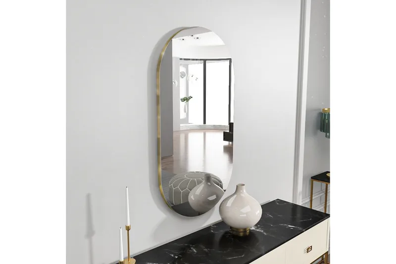 Peili Erona Läpinäkyvä / Kulta - Läpinäkyvä / Kulta - Sisustustuotteet - Peili