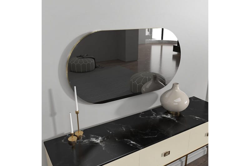 Peili Erona Tummanharmaa / Kulta - Tummanharmaa / Kulta - Sisustustuotteet - Peili