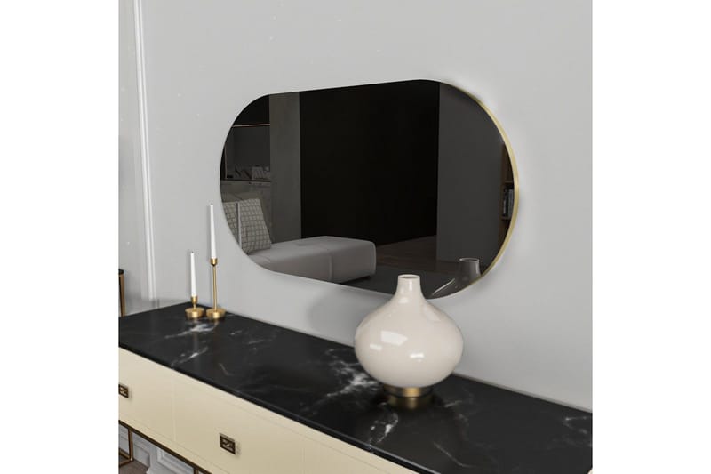 Peili Erona Tummanharmaa / Kulta - Tummanharmaa / Kulta - Sisustustuotteet - Peili