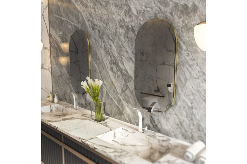 Peili Erona Tummanharmaa / Kulta - Tummanharmaa / Kulta - Sisustustuotteet - Peili