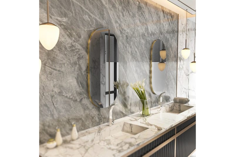 Peili Erona Tummanharmaa / Kulta - Tummanharmaa / Kulta - Sisustustuotteet - Peili