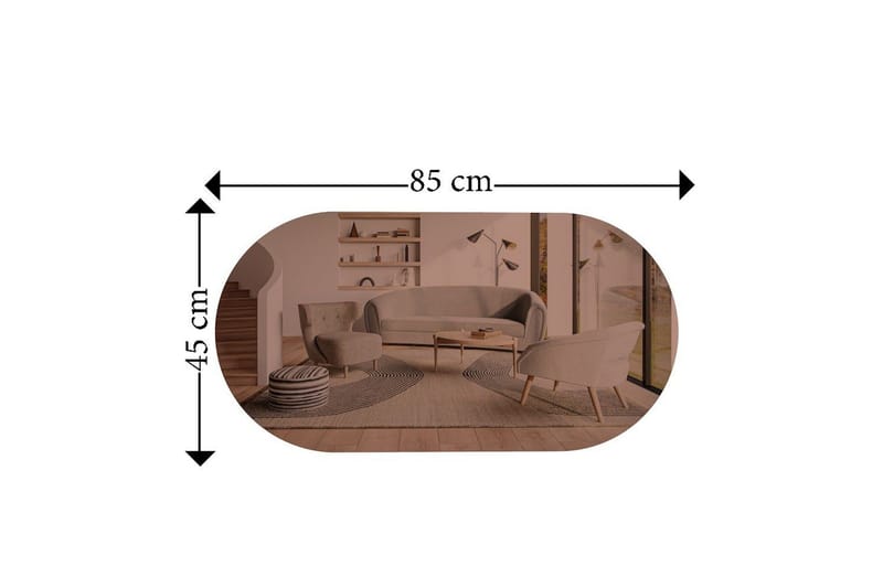 Peili Erona Pronssi / Kulta - Pronssi / Kulta - Sisustustuotteet - Peili