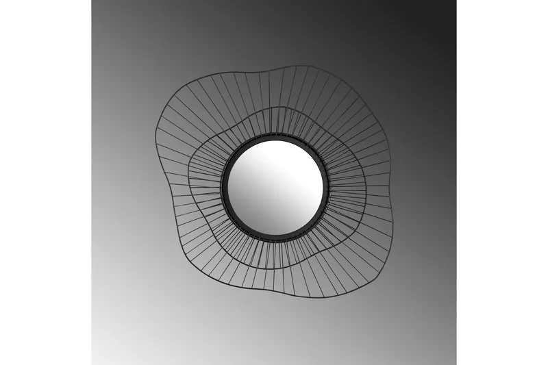 Peili Euro Flora - Musta - Sisustustuotteet - Peili