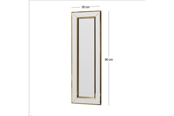 Peili Gattall 90 cm Pyöreä - Kulta - Sisustustuotteet - Peili