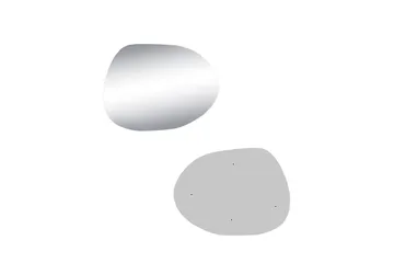 Peili Gustow 75 cm Suorakaide - Kulta - Sisustustuotteet - Peili