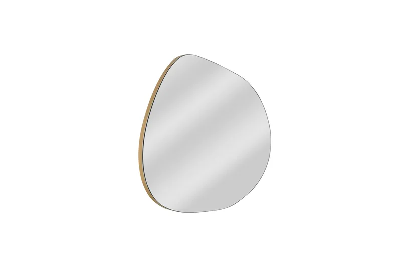 Peili Gustow 75 cm Suorakaide - Kulta - Sisustustuotteet - Peili