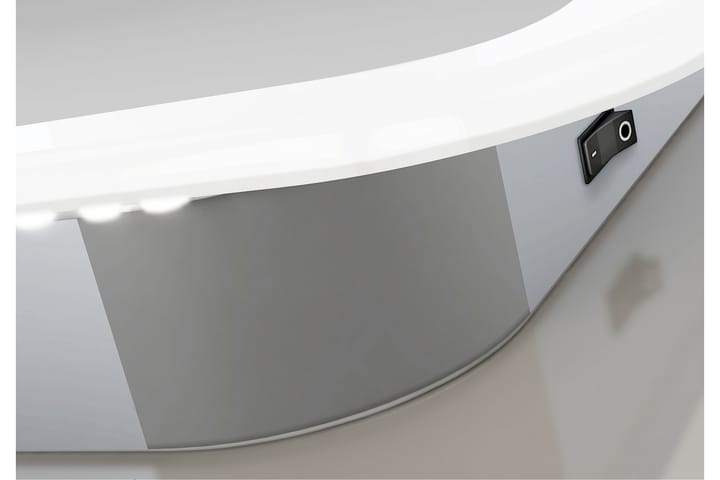 Peili Häggen 40x45 cm - Hopea - Peili - Kylpyhuoneen peilit - Kylpyhuonepeili valaistuksella