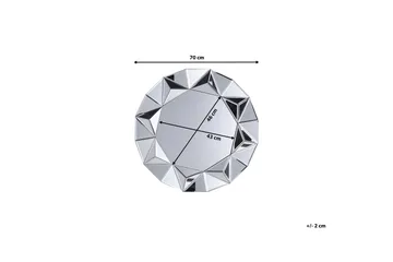 Peili Habay 70 cm - Hopea - Sisustustuotteet - Peili
