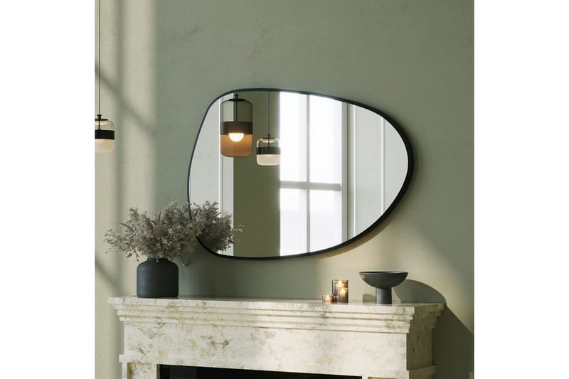 Peili Inrol musta - Musta - Sisustustuotteet - Peili