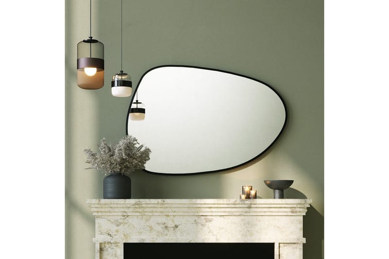 Peili Inrol musta - Musta - Sisustustuotteet - Peili