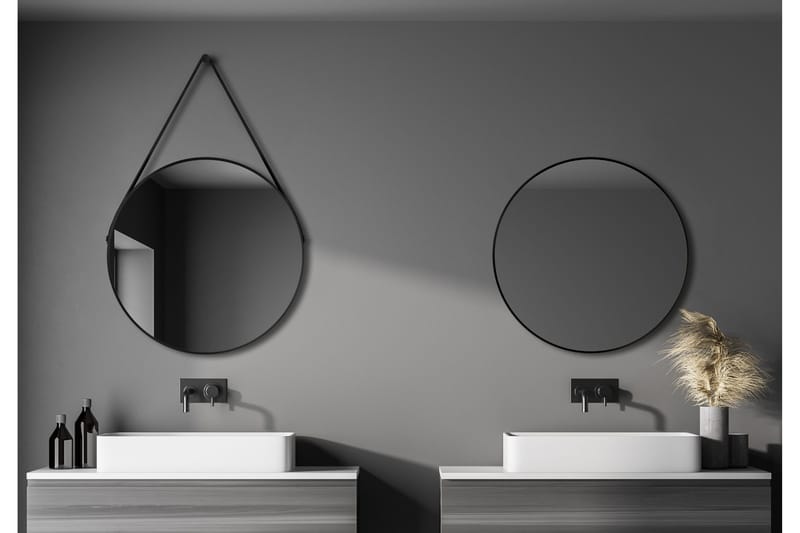 Peili Järnskog 80 cm, Musta