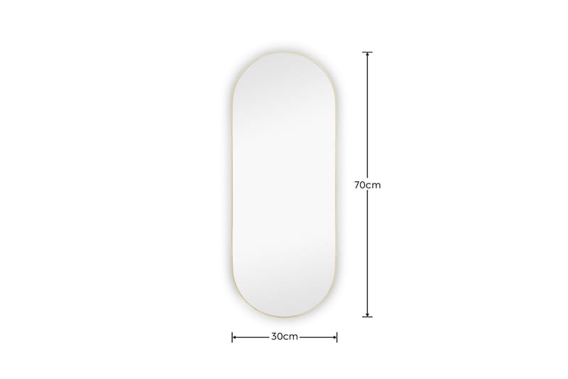 Peili Josephine 30x70 cm Kulta - Mirrors and more - Sisustustuotteet - Peili