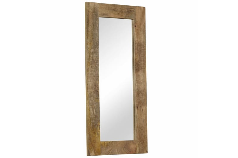 Peili kiinteä mangopuu 50x110 cm - Ruskea - Sisustustuotteet - Peili