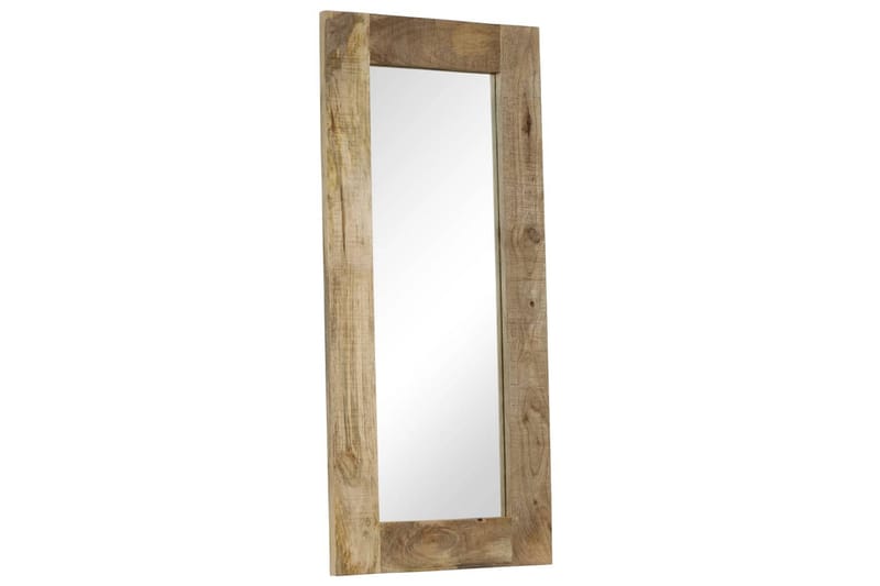 Peili kiinteä mangopuu 50x110 cm - Ruskea - Sisustustuotteet - Peili