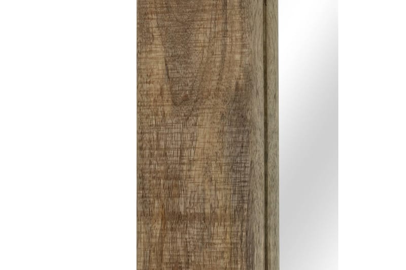 Peili kiinteä mangopuu 50x80 cm - Ruskea - Sisustustuotteet - Peili