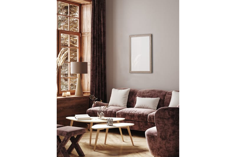Peili Kim 48x68 cm Puu - Mirrors and more - Sisustustuotteet - Peili
