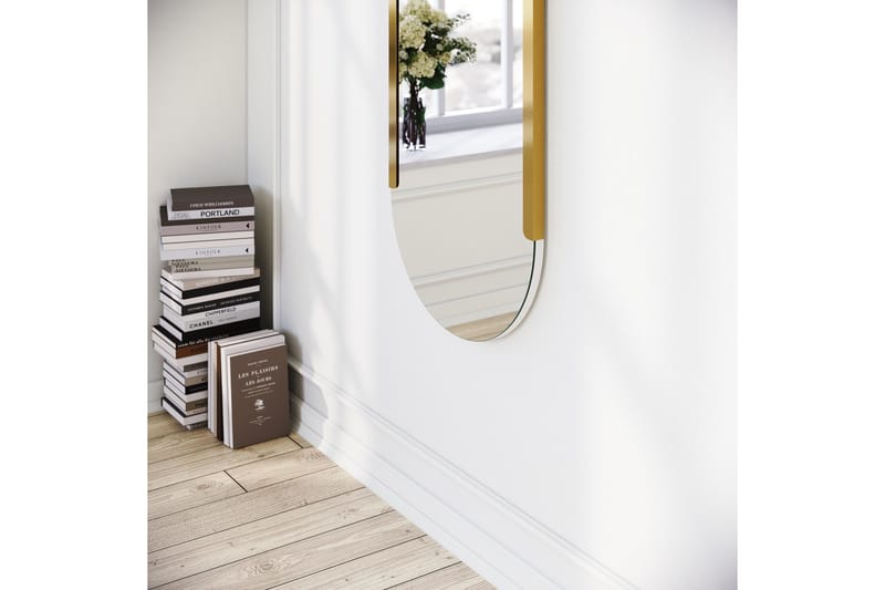 Peili Last 50 cm Suorakaide - Kulta - Sisustustuotteet - Peili