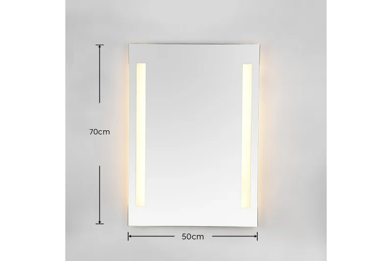 Peili LED-Valolla Lina 50x70 cm - Mirrors and more - Sisustustuotteet - Peili