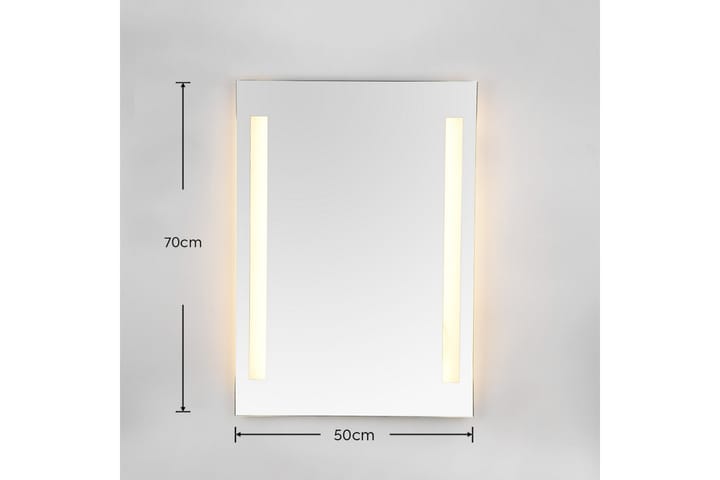 Peili LED-Valolla Lina 50x70 cm - Mirrors and more - Peili - Kylpyhuoneen peilit - Kylpyhuonepeili valaistuksella