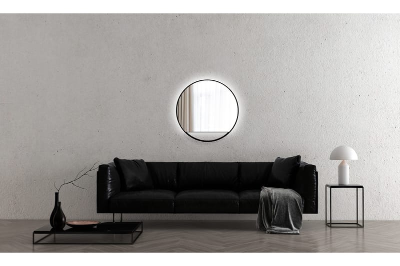 Peili Linka 80 cm - Musta - Sisustustuotteet - Peili