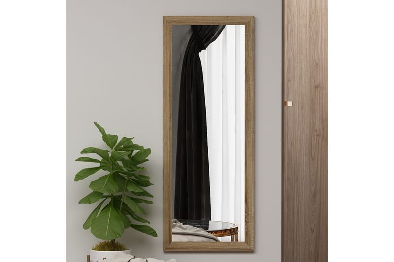 Peili Lipa 40 cm Suorakaide - Puu/Luonnonväri - Sisustustuotteet - Peili
