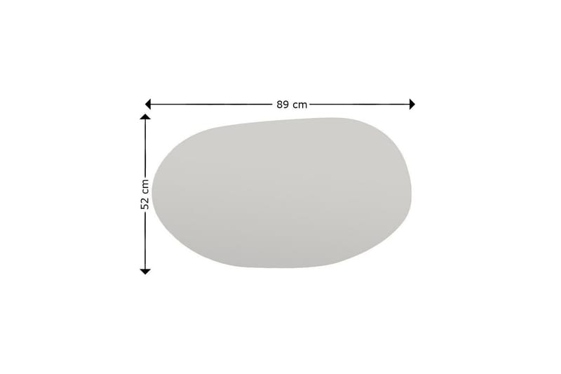Peili Lopi 52 cm Epäsymmetrinen - Musta - Sisustustuotteet - Peili