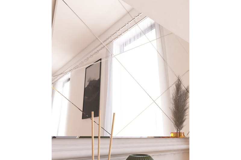 Peili Lossa 50 cm Suorakaide - Valkoinen - Sisustustuotteet - Peili
