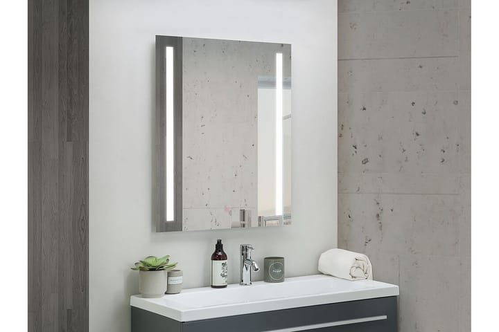 Peili Luisito LED 60x80 cm - Hopea - Kylpyhuoneen peilit - Peili - Kylpyhuonepeili valaistuksella