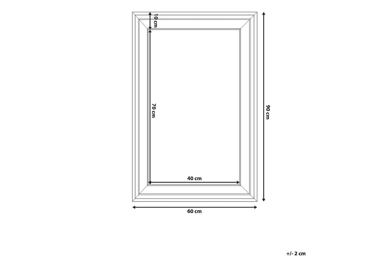 Peili Lunel 61 cm - Sisustustuotteet - Peili