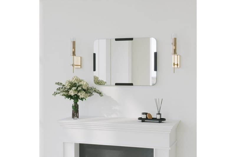 Peili Marokopa 50 cm Suorakaide, Musta