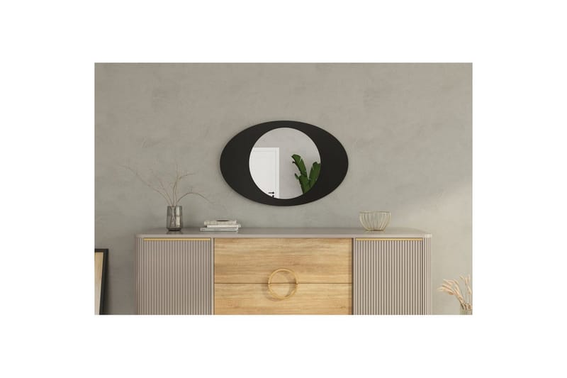 Peili Masatoshi Musta - Musta - Sisustustuotteet - Peili