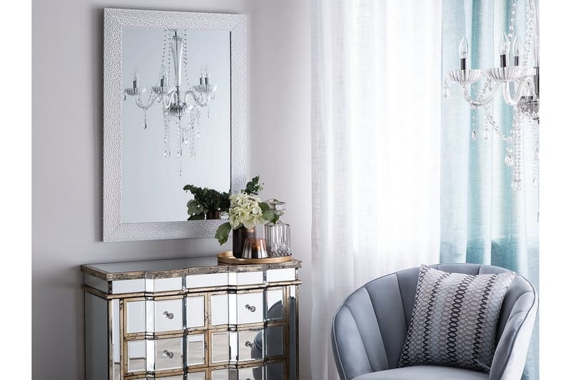 Peili Mervent 61 cm - Hopea - Sisustustuotteet - Peili