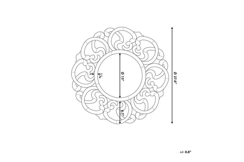Peili Mornai 70 cm - Sisustustuotteet - Peili