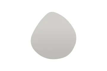 Peili Omilo 60 cm Epäsymmetrinen - Musta - Sisustustuotteet - Peili