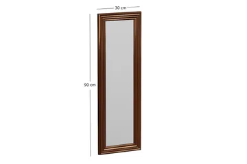 Peili Ovea 30 cm Suorakaide - Pronssi - Sisustustuotteet - Peili