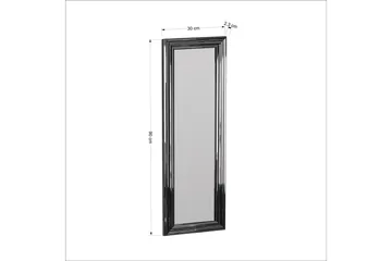 Peili Ozze 30 cm Suorakaide - Hopea - Sisustustuotteet - Peili