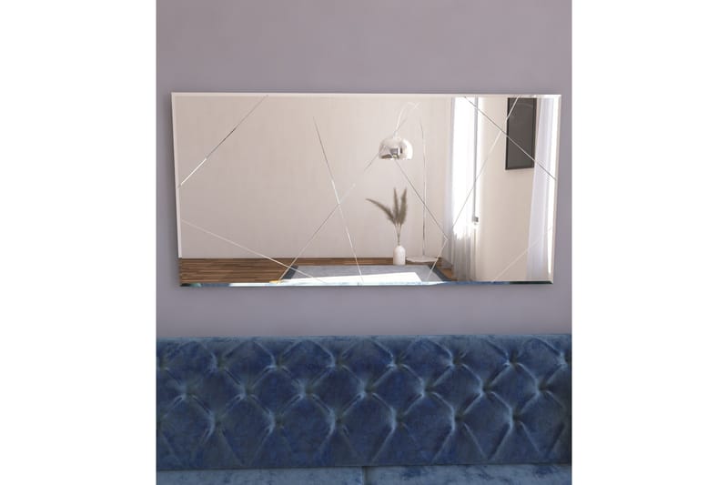 Peili Relsa 60 cm Suorakaide - Valkoinen - Sisustustuotteet - Peili