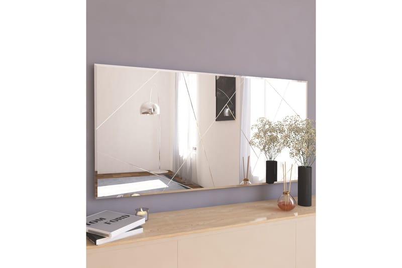 Peili Relsa 60 cm Suorakaide - Valkoinen - Sisustustuotteet - Peili