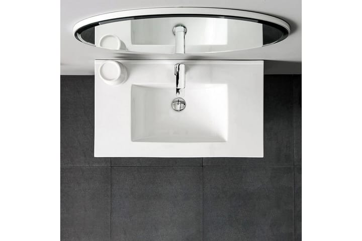 Peili Roa 110 cm - Valkoinen - Peili - Kylpyhuoneen peilit - Kylpyhuonepeili valaistuksella
