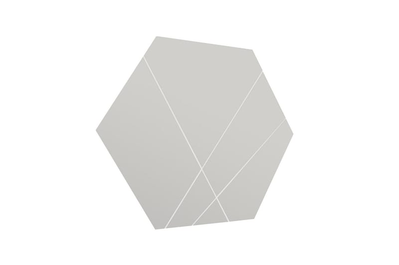 Peili Rubby 70 cm Suorakaide - Valkoinen - Sisustustuotteet - Peili