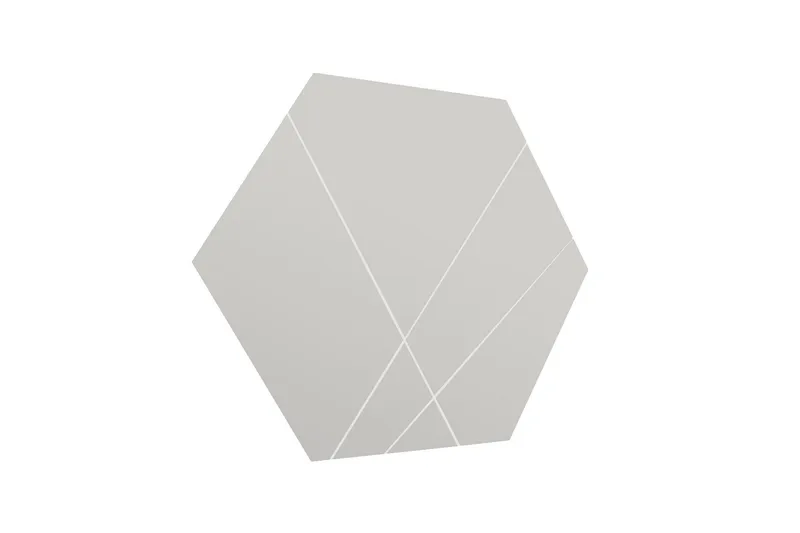 Peili Rubby 70 cm Suorakaide - Valkoinen - Sisustustuotteet - Peili