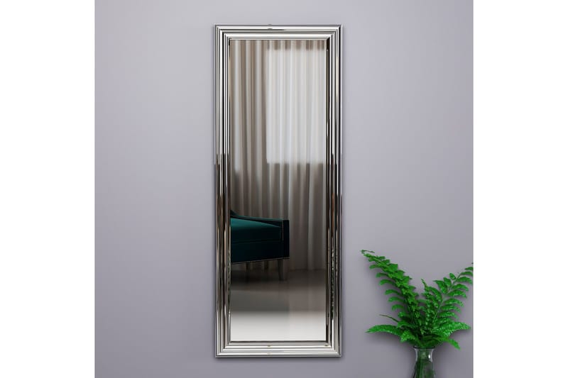 Peili Rube 40 cm Suorakaide - Hopea - Sisustustuotteet - Peili