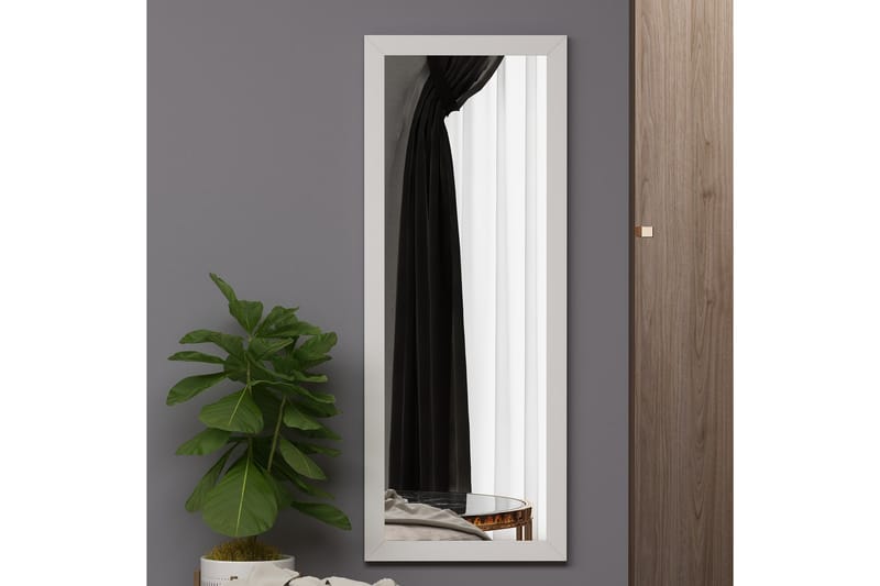 Peili Rubo 40 cm Suorakaide - Valkoinen - Sisustustuotteet - Peili