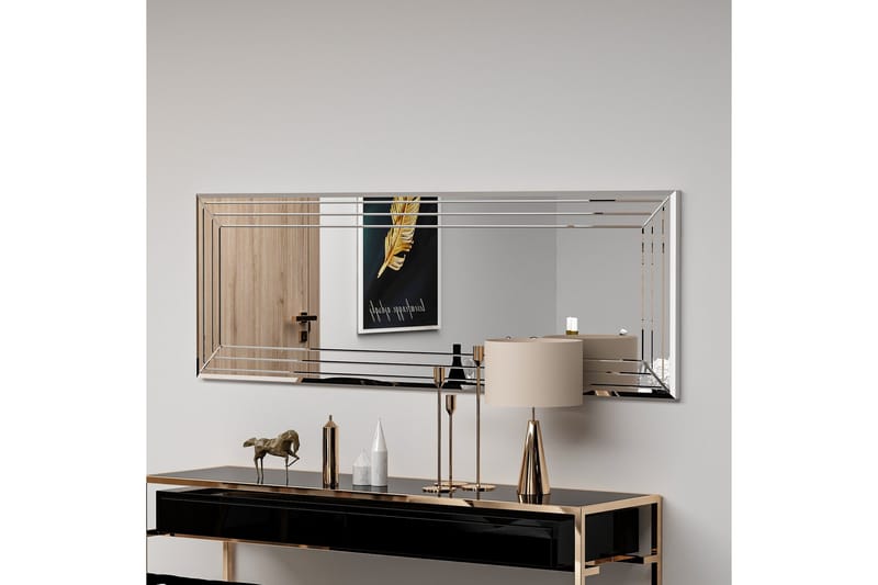 Peili Rupan 40 cm Suorakaide - Valkoinen - Sisustustuotteet - Peili