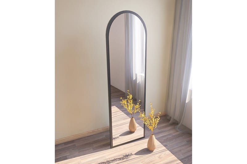 Peili Rusele 50 cm Suorakaide - Musta - Sisustustuotteet - Peili