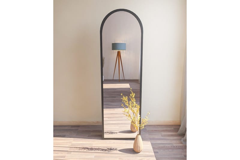 Peili Rusele 50 cm Suorakaide - Musta - Sisustustuotteet - Peili