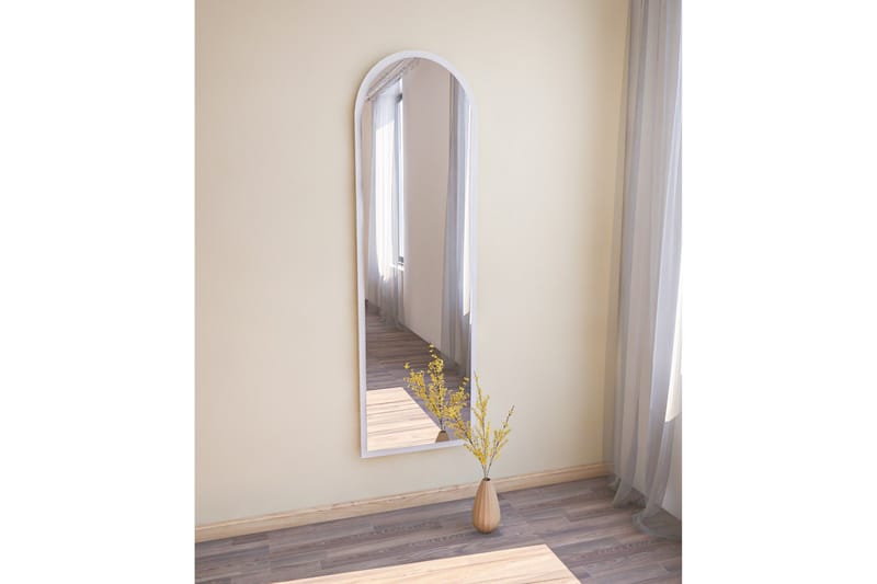 Peili Rusele 50 cm Suorakaide - Valkoinen - Sisustustuotteet - Peili