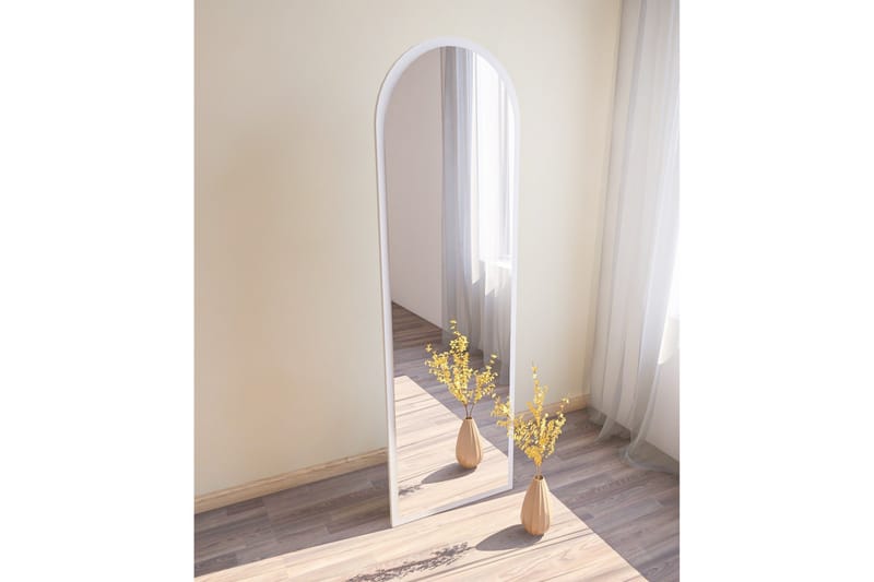 Peili Rusele 50 cm Suorakaide - Valkoinen - Sisustustuotteet - Peili